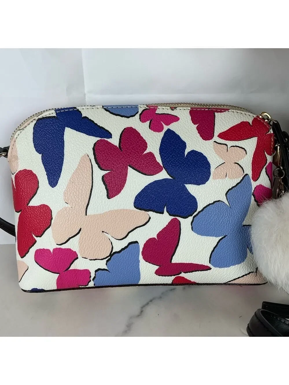 Kate Spade New York Wellesley Festive Butterflies Multi‎ Crossbody Small Bag